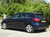 Used Mercedes A180 109 HP (80 kW) 2017 Blue Hatchback