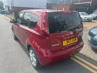 Used Nissan Note N-TEC 110 HP (80 kW) 2013 Red Hatchback
