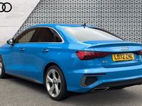 Used Audi A3 S-Line 150 HP (110 kW) 2022 Blue Sedan