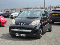 Used Peugeot 107 68 HP (50 kW) 2009 Black Hatchback
