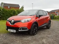 Used Renault Captur Dynamique 90 HP (66 kW) 2017 Red/black SUV