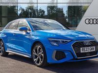 Used Audi A3 Sportback S-Line 2022 Blue Hatchback