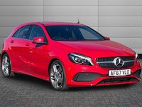 Used Mercedes A180 AMG Line Premium 122 HP (89 kW) 2017 Jupiter red Hatchback