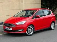 Used Ford C-MAX Titanium 125 HP (91 kW) 2016 Red MPV