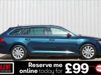 Used Skoda Superb SE Technology 150 HP (110 kW) 2022 Blue Estate