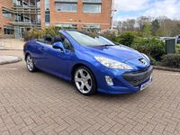 Used Peugeot 308 CC GTi 140 HP (102 kW) 2009 Blue Cabriolet