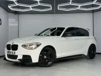 Begagnad BMW 120 M Sport 2013 Vit Halvkombi