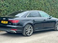 Used Audi A4 S-Line 190 HP (139 kW) 2019 Black Sedan
