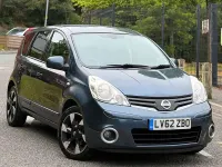Used Nissan Note N-TEC 90 HP (66 kW) 2013 Blue Hatchback