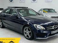 Used Mercedes C200 AMG Line Premium 2016 Blue Sedan