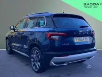 Used Skoda Karoq Scout 4x4 150 HP (110 kW) 2019 Petrol blue metallic SUV