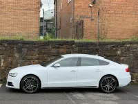 Used Audi A5 Sportback S-Line 245 HP (180 kW) 2015 White Hatchback