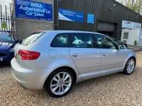 Begagnad Audi A3 Sportback Sport 140 HK (102 kW) 2012 Silver Halvkombi