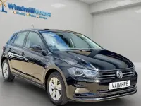 Used VW Polo SE 65 HP (47 kW) 2019 Black Hatchback