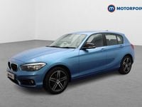 Used BMW 118 Sport Line 150 HP (110 kW) 2017 Blue Hatchback
