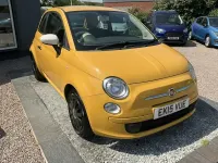 Used Fiat 500 69 HP (50 kW) 2015 Yellow Hatchback
