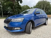 Used Skoda Fabia SE L 95 HP (69 kW) 2019 Blue Hatchback
