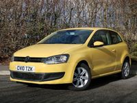 Used VW Polo SE 85 HP (62 kW) 2010 Yellow Hatchback