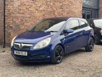 Used Vauxhall Corsa 2009 Blue Hatchback
