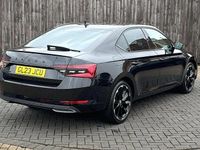 Used Skoda Superb SportlinePlus 214 HP (157 kW) 2023 Black Hatchback