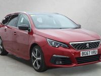 Used Peugeot 308 GT-line 2017 Red Estate