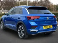Used VW T-Roc R-line 150 HP (110 kW) 2020 Blue SUV