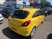 Used Vauxhall Corsa Design Edition 2008 Yellow Hatchback