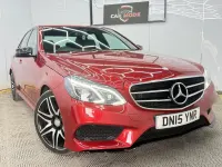 Used Mercedes E220 AMG 177 HP (130 kW) 2015 Red Sedan