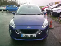 Used Ford Fiesta Zetec 100 HP (73 kW) 2018 Blue Hatchback