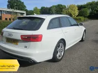 Used Audi A6 S-Line 190 HP (139 kW) 2014 White Estate
