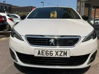Used Peugeot 308 GT-line 130 HP (95 kW) 2016 Pearl white metallic Estate