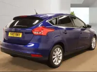 Used Ford Focus Titanium 125 HP (91 kW) 2015 Blue Hatchback