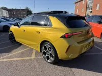 Used Vauxhall Astra Ultimate 128 HP (94 kW) 2022 Yellow Hatchback