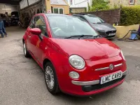 Used Fiat 500 Lounge 69 HP (50 kW) 2012 Red Hatchback