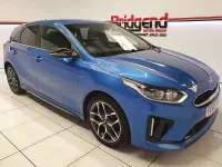 Used Kia Ceed GT-Line 118 HP (86 kW) 2019 Blue Hatchback
