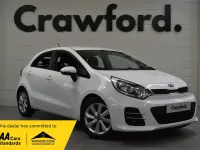 Used Kia Rio 84 HP (61 kW) 2016 White Hatchback