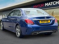 Used Mercedes C200 AMG Line Premium 2019 Blue Sedan