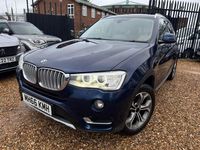 Used BMW X3 xLine 190 HP (139 kW) 2016 Blue SUV