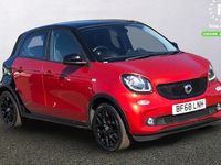 Used Smart ForFour Premium 90 HP (66 kW) 2018 Black Hatchback