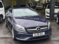 Used Mercedes A180 AMG line 2018 Blue Hatchback