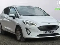 Used Ford Fiesta Titanium 101 HP (74 kW) 2019 White Hatchback