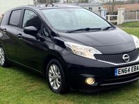 Used Nissan Note Acenta Premium 90 HP (66 kW) 2015 Black Hatchback