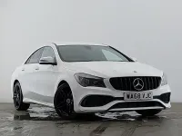 Used Mercedes CLA180 AMG line 122 HP (89 kW) 2018 White Sedan
