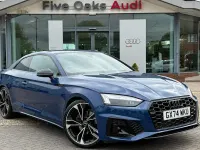 Used Audi A5 Black Edition 150 HP (110 kW) 2024 Blue Coupe