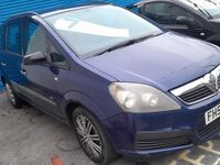 Used Vauxhall Zafira 105 HP (77 kW) 2007 Blue MPV