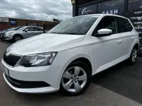 Used Skoda Fabia SE 75 HP (55 kW) 2016 White Hatchback