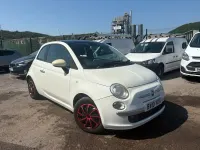 Used Fiat 500 Pop 69 HP (50 kW) 2010 White Hatchback
