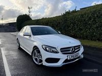 Used Mercedes C250 AMG line 204 HP (150 kW) 2015 White Sedan