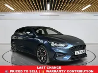 Used Ford Focus ST-Line X 155 HP (114 kW) 2020 Blue Hatchback