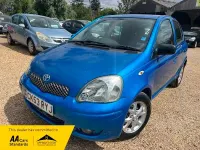 Used Toyota Yaris 86 HP (63 kW) 2003 Blue Hatchback